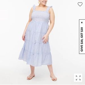 J. Crew Factory tiered dress